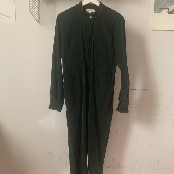 Maggie Jayne Green Corduroy Flight Suit - Picture 4 of 9